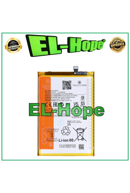 Batterie BM5R pour Xiaomi Redmi 12 23053RN02L 23053RN02Y 5000 mAh, e'quivalente a' le originale