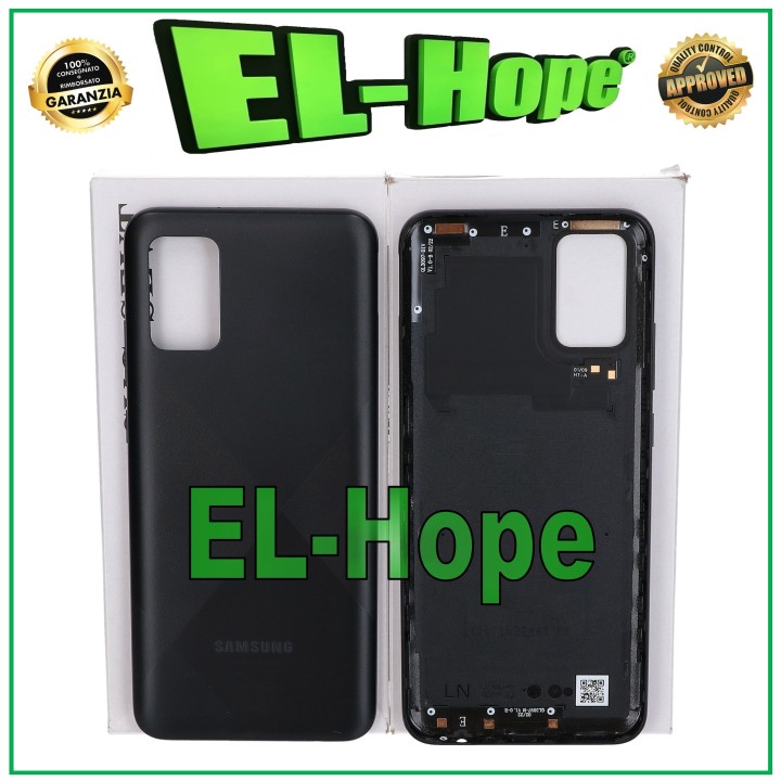Coque arrie're noire originale pour Samsung Galaxy A02S SM-A025 avec batterie