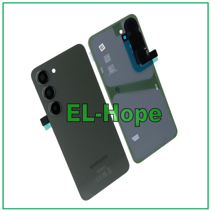Cache batterie de origine Samsung Galaxy S23 5G SM-S911B en verre vert