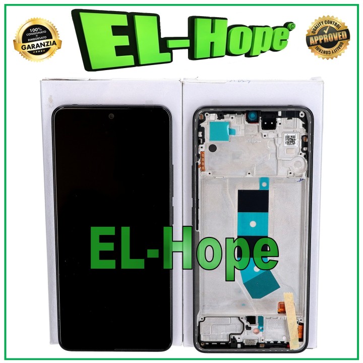 ÉCRAN TACTILE + CADRE ORIGINAL SERVICE XIAOMI REDMI NOTE 13 4G 23124RA7EO NOIR