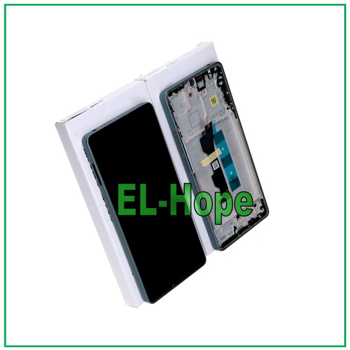 Écran tactile LCD de origine Xiaomi Poco M6 Pro 4G 2312FPCA6G 2024, cadre vert