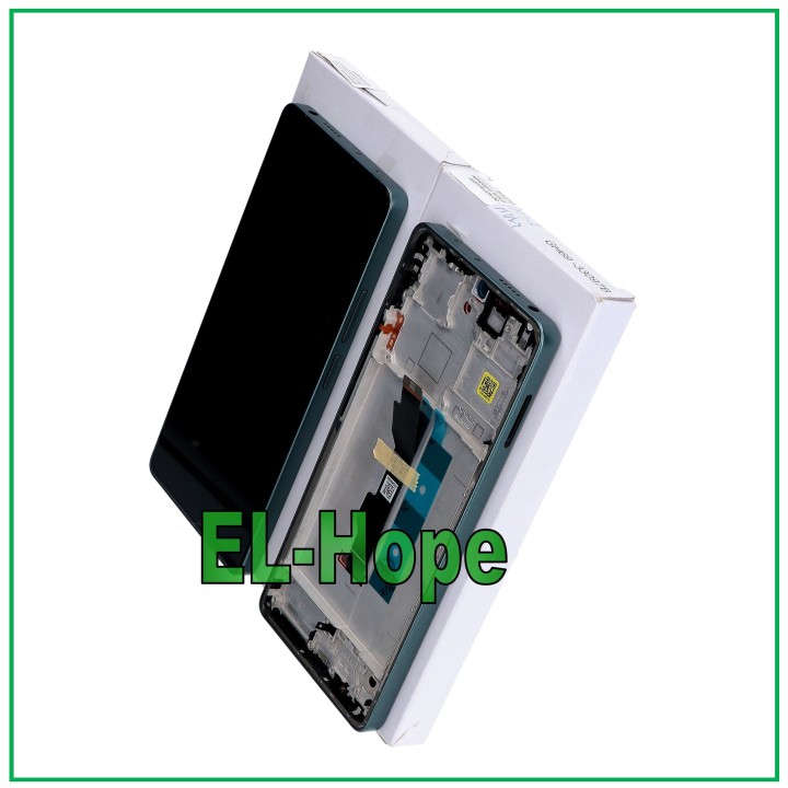 Écran tactile LCD de origine Xiaomi Poco M6 Pro 4G 2312FPCA6G 2024, cadre vert