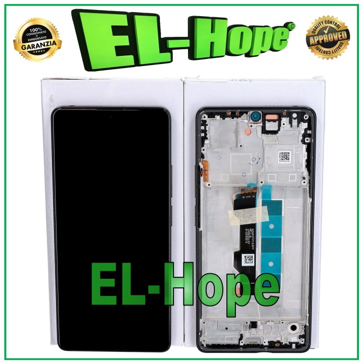 Écran tactile LCD de origine Xiaomi Poco M6 Pro 4G 2312FPCA6G 2024, cadre noir