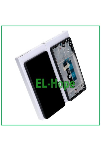 Écran tactile LCD de origine Xiaomi Poco M6 Pro 4G 2312FPCA6G 2024, cadre noir