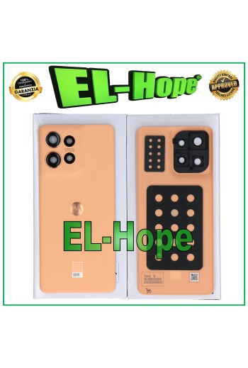COQUE ARRIÈRE SERVICE DE BATTERIE De ORIGINE MOTOROLA MOTO EDGE 50 PESCA PEACH