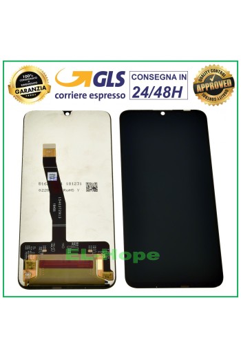 Écran LCD tactile en verre noir pour Huawei Honor 20 Lite LRA-AL00