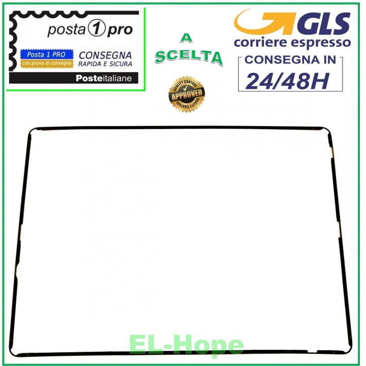 Cadre en verre tactile noir pour iPad 4 A1458 A1459 A1460