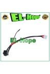 PRISE De ALIMENTATION CC POUR ORDINATEUR PORTABLE SONY VAIO PJ412 CONNECTEUR De ALIMENTATION DE CHARGE PLAT 12 cm