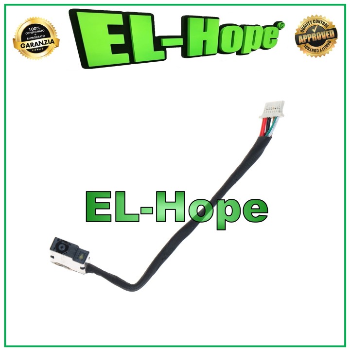 Connecteur de alimentation CC plat flexible PJ852A pour HP 250 255 256 G4