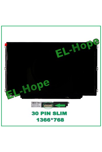 Écran LCD B125XTN02.0 pour ordinateur portable 12,5 pouces, 30 broches, e'cran LED HD fin 1366 x 768