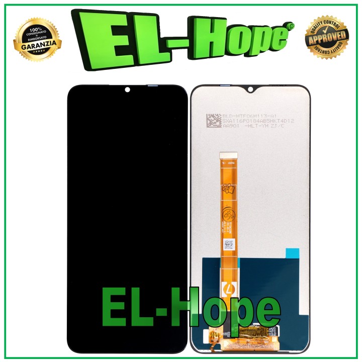 Écran LCD tactile noir pour Oppo Realme C12 RMX2189