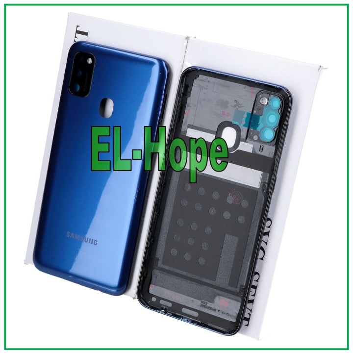 Cache batterie de origine Samsung Galaxy M30S SM-M307F, coque arrie're bleue