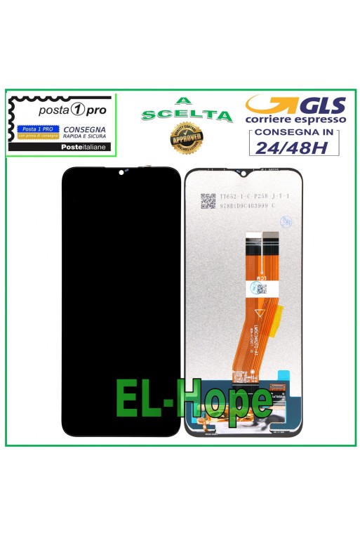 Écran LCD pour Samsung Galaxy M02S SM-M025, e'cran tactile assemble', verre noir