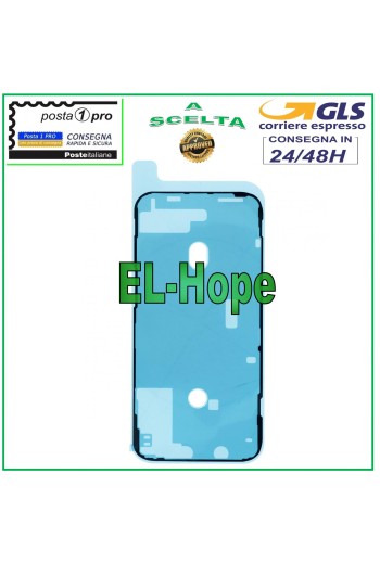 Cadre adhe'sif double face anti-infiltration pour e'cran LCD Apple iPhone 12 Pro Max