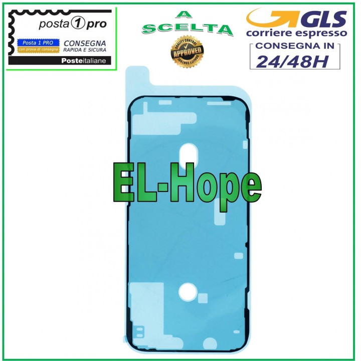 Adhe'sif double face anti-infiltration pour cadre de e'cran de iPhone 12 Pro Max