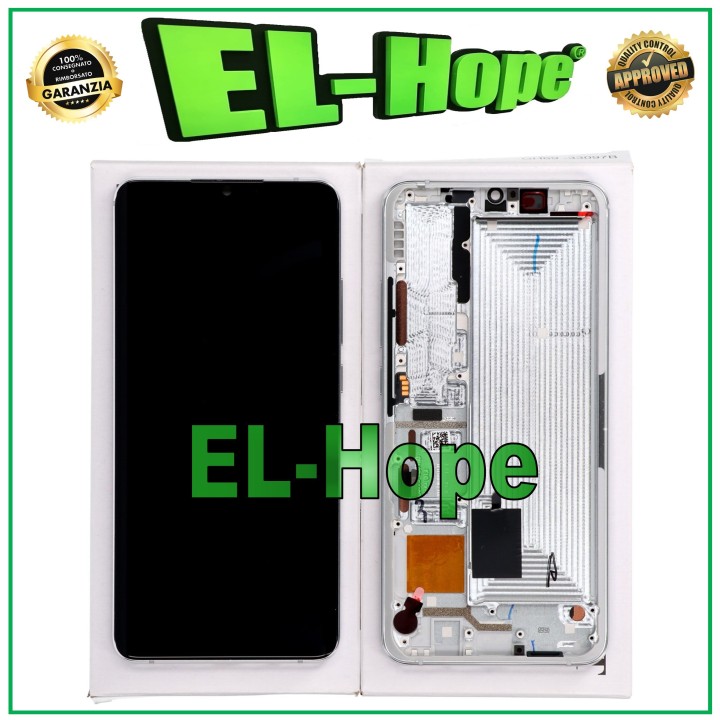 Écran tactile de origine pour Xiaomi Mi Note 10 Lite MZB9218EU M2002F4LG Blanc