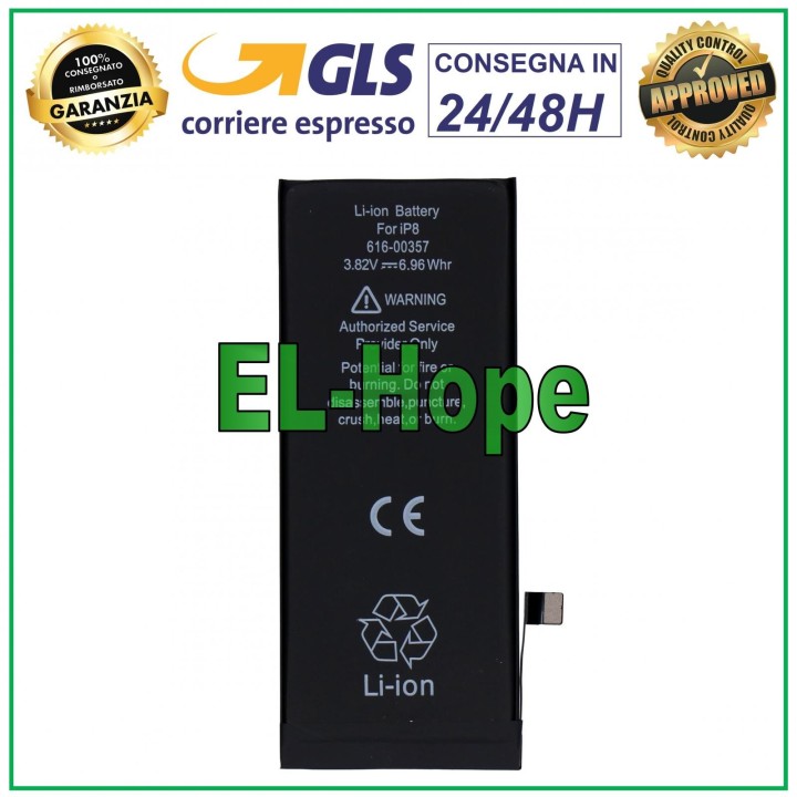 BATTERIE DE REMPLACEMENT POUR IPHONE 8 1821 mAh