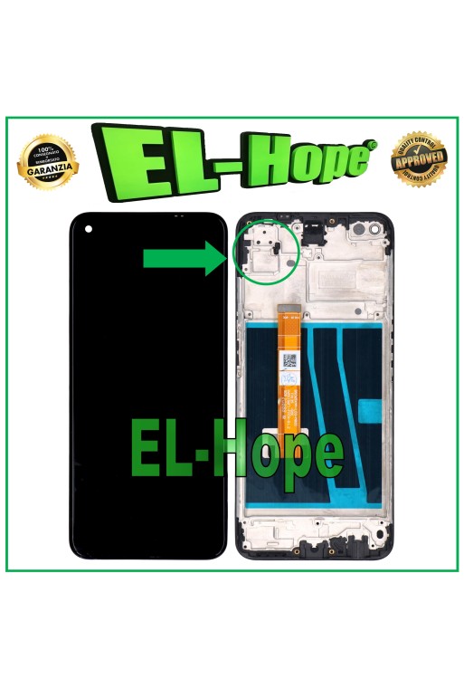 Écran LCD + châssis pour Oppo A52 CPH2061 CPH2069 PADM00 PDAM10 Écran tactile noir