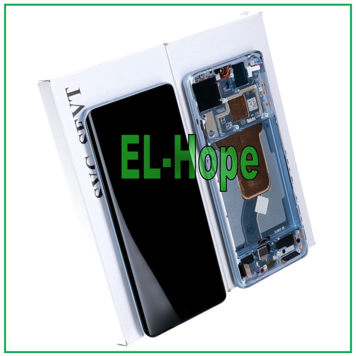 Écran tactile LCD d origine Xiaomi 12 2022 / 12X 5G 2022 / 12S, cadre bleu