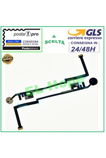 Bouton d accueil plat et flexible pour iPad 6 2018 821-01006 A1893 A1953 A1954, bouton central noir