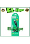 Câble de donne'es, câble de charge, chargeur de batterie, micro USB, universel, Hoco, noir, 3 m