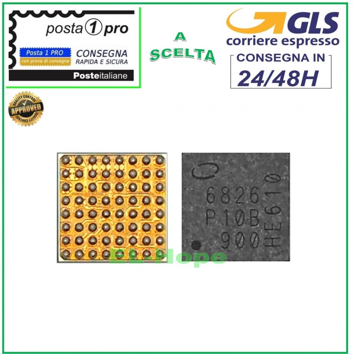 Puce IC BGA PMB6826 BBPMU_RF ALIMENTATION EN BANDE DE BASE IPHONE 7 7+ PLUS