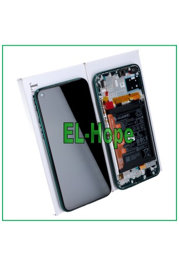 Écran tactile LCD d origine + batterie Huawei P40 Lite JNY-L21A LX1 Vert