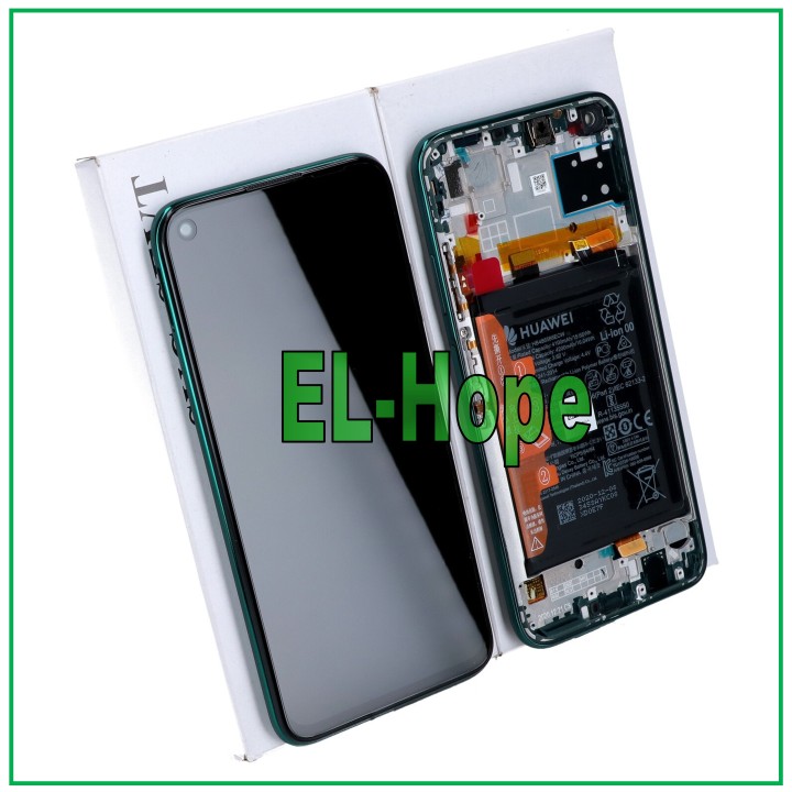 Écran tactile LCD d origine + batterie Huawei P40 Lite JNY-L21A LX1 Vert