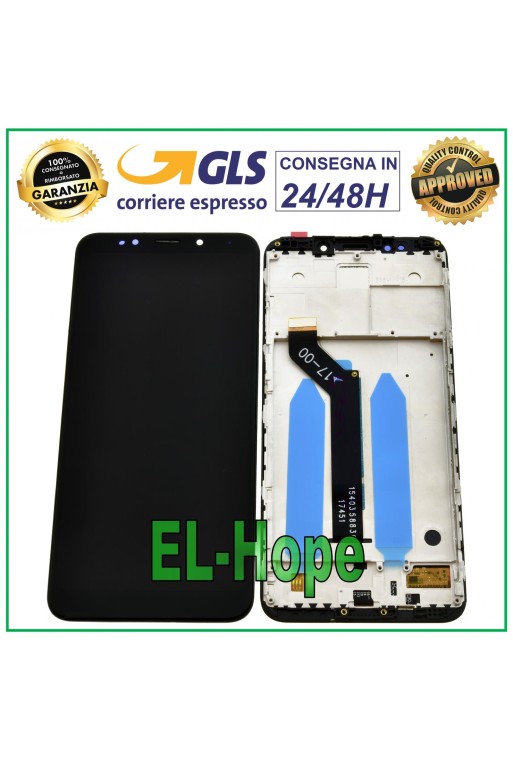 Écran LCD + châssis pour Xiaomi Redmi 5 Plus Écran tactile en verre noir