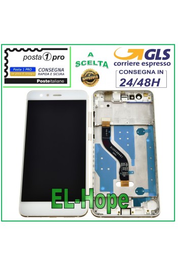 Cadre d écran LCD pour Huawei P10 Lite WAS-LX1 LX1A, écran tactile blanc