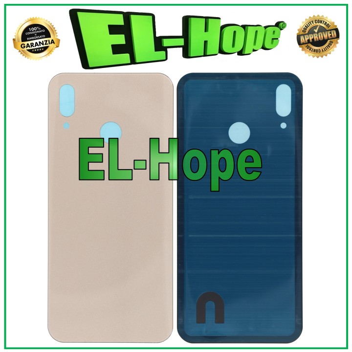 Cache batterie pour Huawei P20 Lite ANE-LX1, coque arrie're dore'e