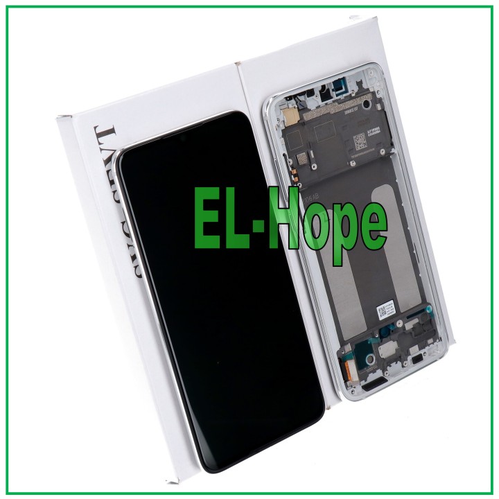 Cadre d e'cran LCD d origine pour Xiaomi Mi 9 Lite M1904F3BG, e'cran tactile en verre blanc