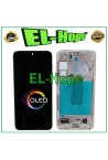 Écran tactile LCD OLED pour Samsung Galaxy S23+ Plus SM-S916, cadre argente' et blanc