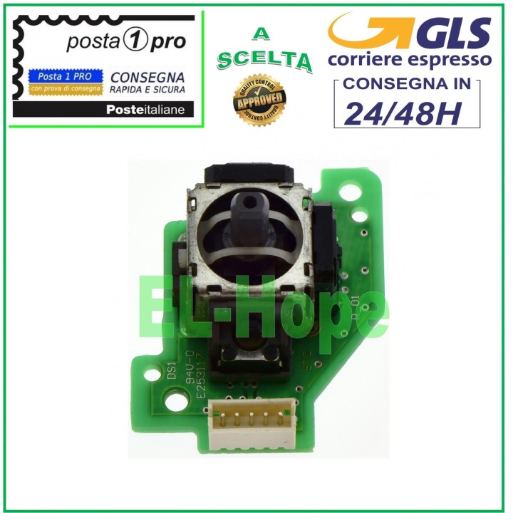 CARTE PCB + STICK ANALOGIQUE DE REMPLACEMENT JOY-CON NINTENDO WII U STICK 3D DROIT