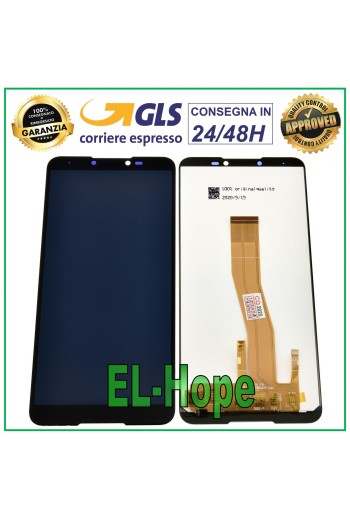 Écran LCD tactile assemblé noir pour Wiko Y70 4G