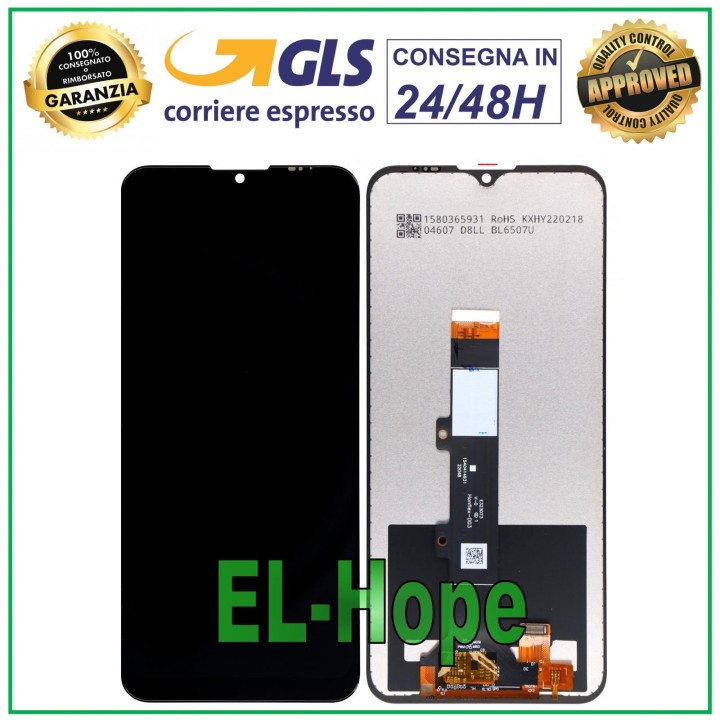 Écran LCD tactile en verre pour Motorola Moto G10 XT2127 XT-2127
