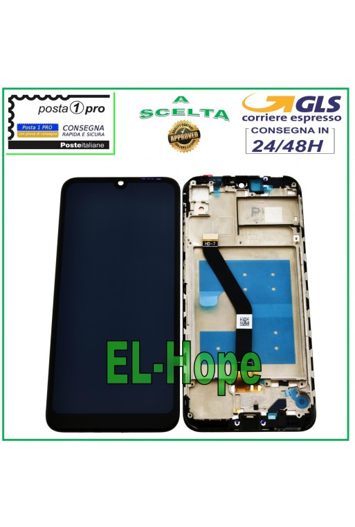 Cadre d affichage pour Huawei Y6 2019 Honor 8A MRD-LX1 LX2 Écran tactile Noir