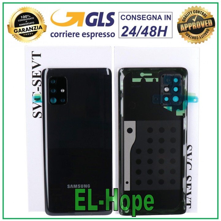 Cache batterie noir d origine pour Samsung Galaxy A51 5G SM-A516