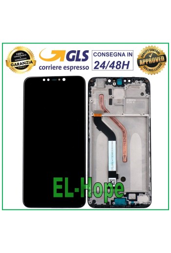 Écran LCD + châssis pour Xiaomi Pocophone F1 M1805E10A, écran tactile en verre noir