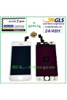 Écran LCD RETINA pour Apple iPhone 5S, e'cran tactile en verre blanc + cadre