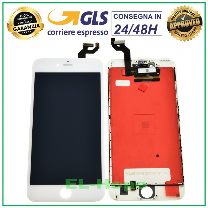 Écran LCD RETINA pour Apple iPhone 6S Plus, e'cran tactile, cadre blanc Tianma