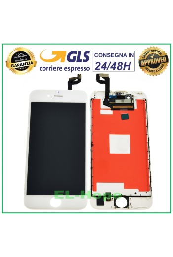 Écran LCD RETINA pour Apple iPhone 6S, écran tactile en verre blanc, Tianma