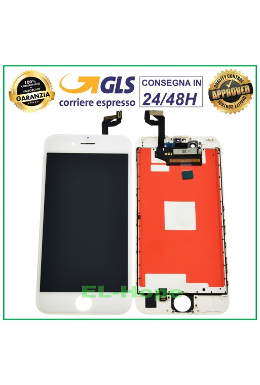 Écran LCD RETINA pour Apple iPhone 6S, écran tactile en verre blanc, Tianma