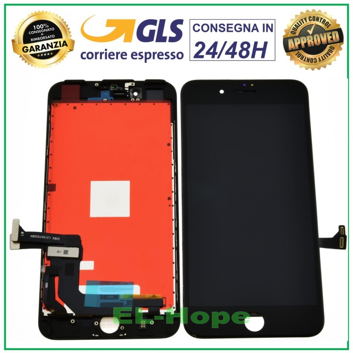 Écran LCD Retina pour Apple iPhone 7 Plus, e'cran tactile en verre noir Tianma