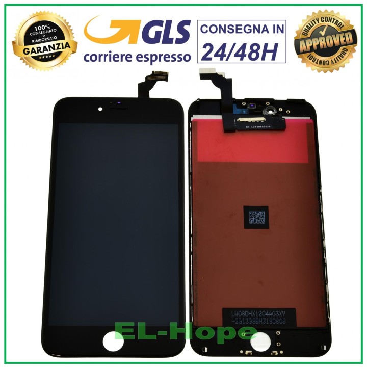 Écran LCD Retina pour Apple iPhone 6 Plus, e'cran tactile en verre noir Tianma