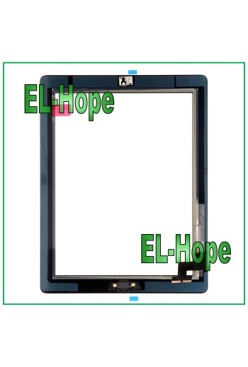 ÉCRAN TACTILE POUR APPLE IPAD 2 WIFI 3G A1395 A1396 A1397 VERRE NOIR + BOUTON HOME