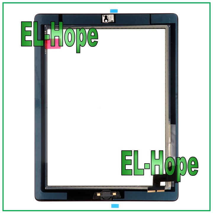 ÉCRAN TACTILE POUR APPLE IPAD 2 WIFI 3G A1395 A1396 A1397 VERRE NOIR + BOUTON HOME