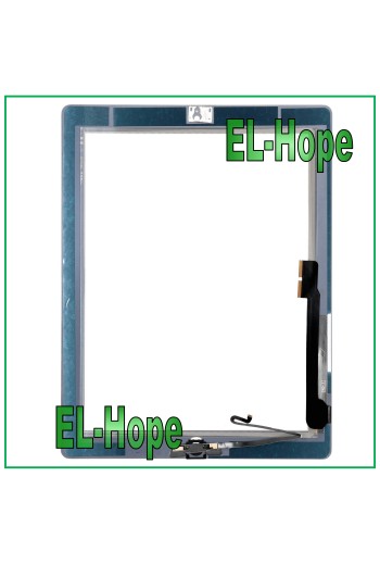 ÉCRAN TACTILE POUR APPLE IPAD 4 WIFI 3G A1458 A1459 A1460 BOUTON HOME EN VERRE BLANC