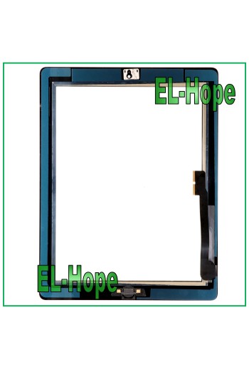 ÉCRAN TACTILE POUR APPLE IPAD 3 WIFI 3G A1430 A1416 A1403 VERRE NOIR + BOUTON HOME