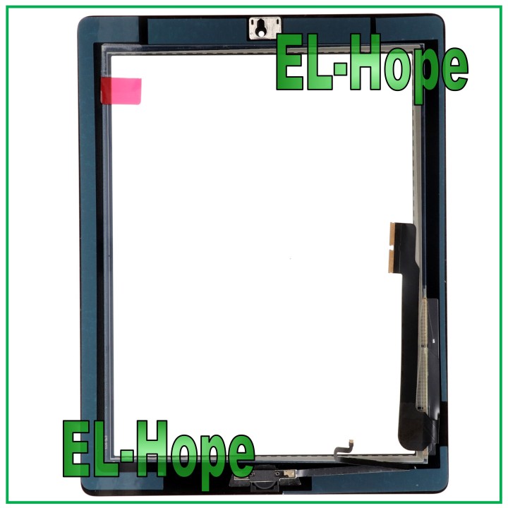 ÉCRAN TACTILE POUR APPLE IPAD 4 WIFI 3G A1458 A1459 A1460 VERRE NOIR + BOUTON HOME
